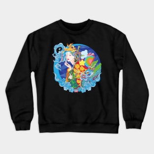 anime retro Princess Kaguya Crewneck Sweatshirt